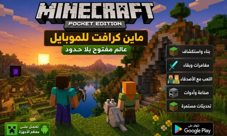 تحميل لعبة ماين كرافت للموبايل