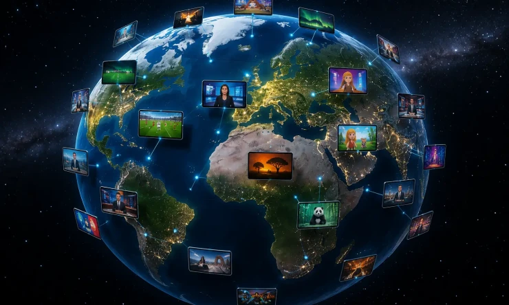 الدخول على موقع TV Garden