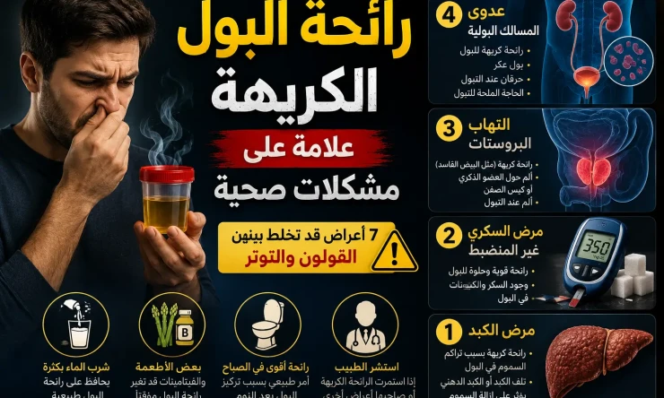 احذر رائحة البول الكريهة دليل على إصابتك بـ 4 أمراض